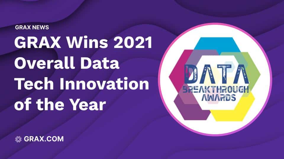 GRAX Data Value Platform Wins Overall Data Tech Innovation of the Year