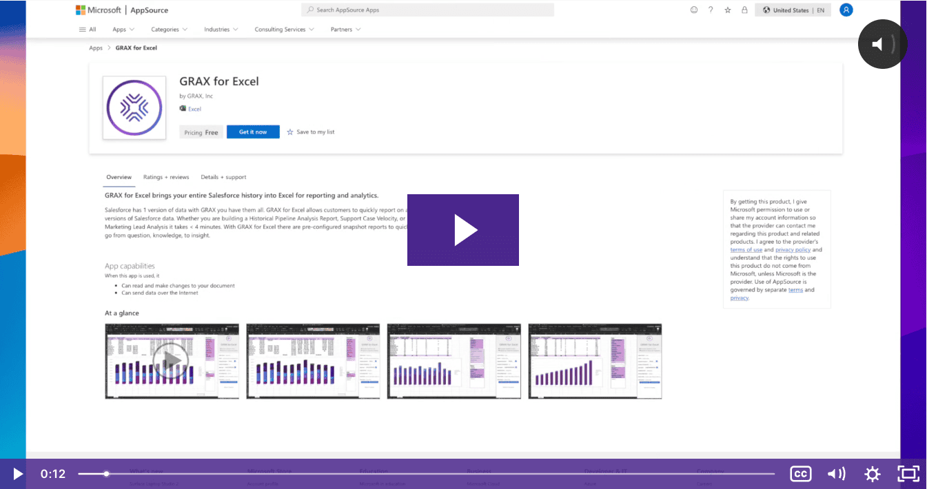 Create Snapshot Reports With Our Salesforce Excel Connector - GRAX