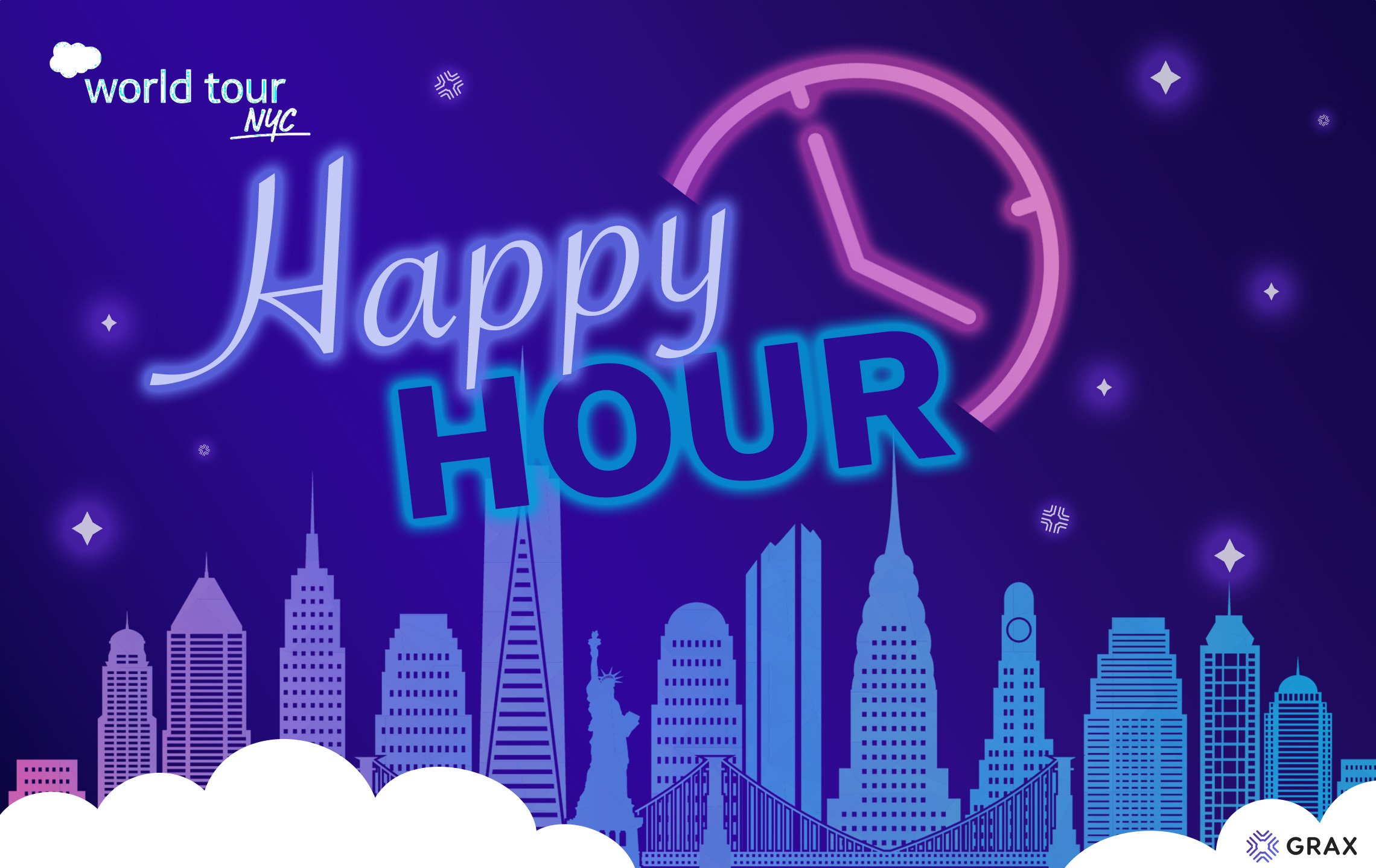 Salesforce World Tour NYC Happy Hour Events