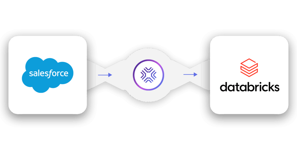 Salesforce to Databricks Data Flow Diagram